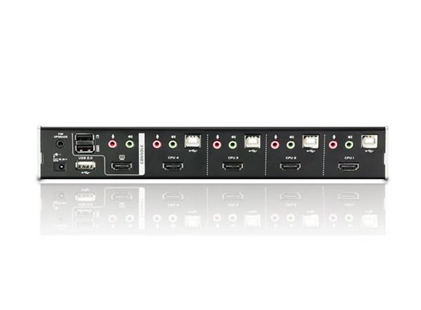 Aten KVM Switch 4-Port HDMI HDMI USB2 4xKabel 